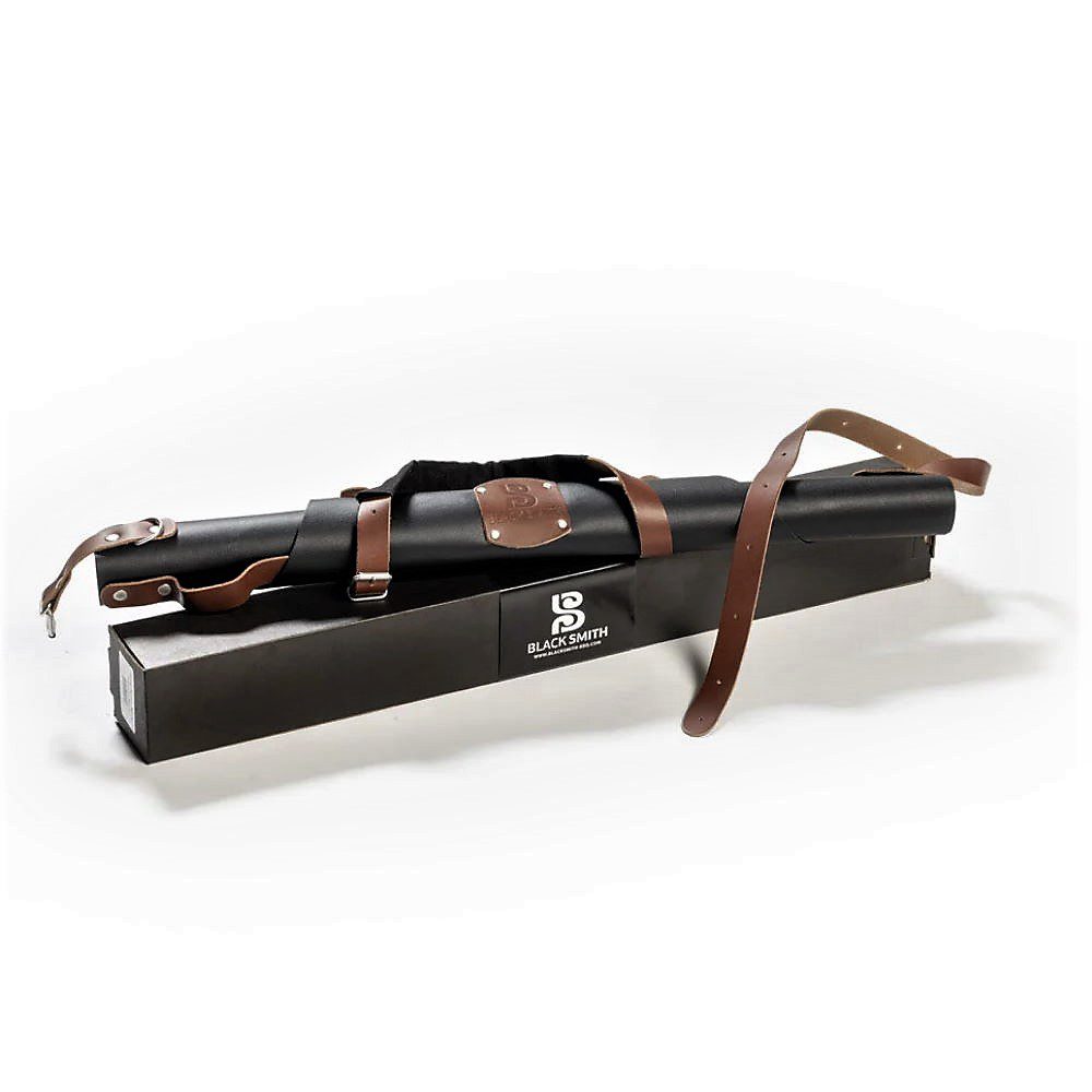 BlackSmith Leren Schort Zwart met Verpakking BlackSmith Leren Schort Zwart met Verpakking