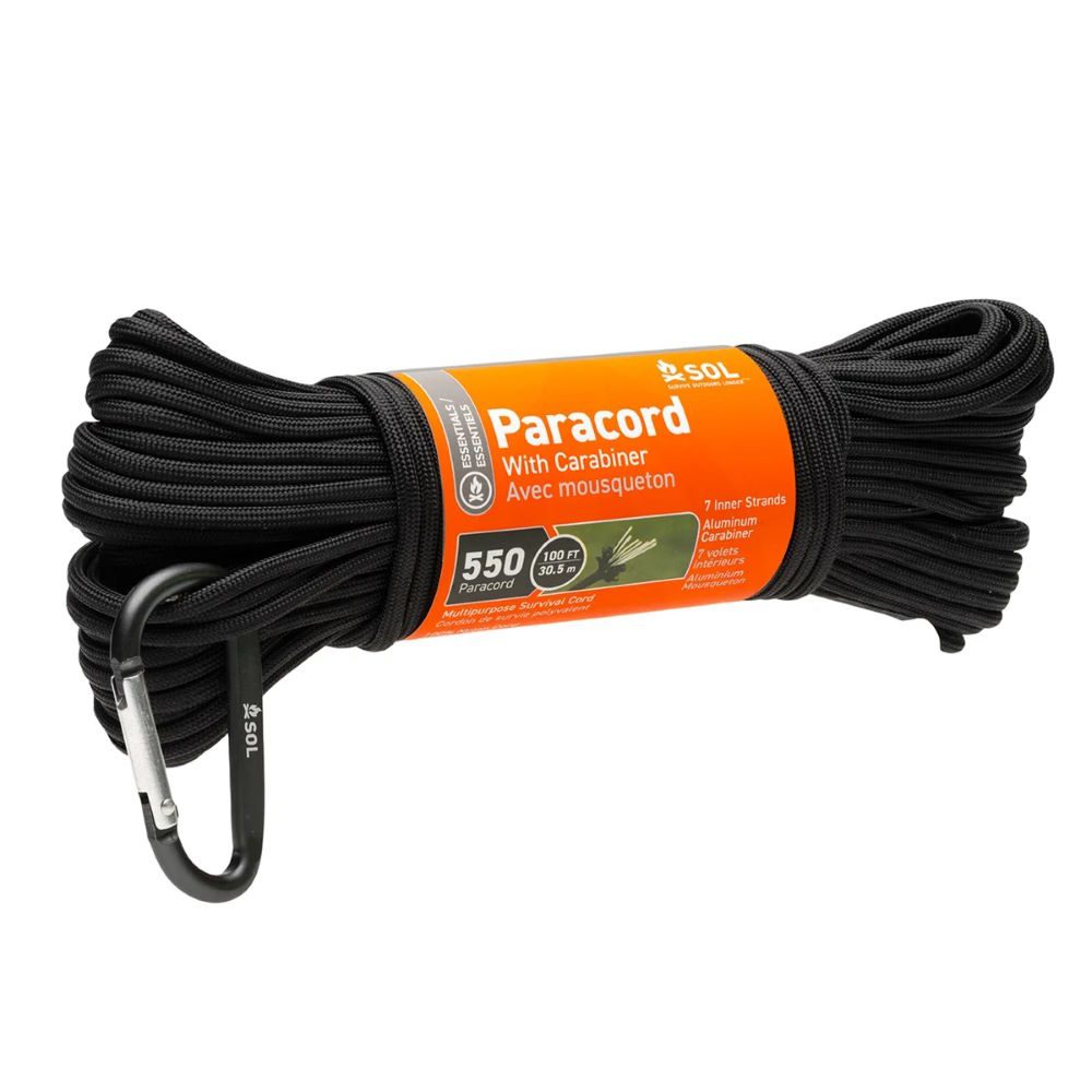 SOL 550 Paracord_3 SOL 550 Paracord 30,5 m Karabijnhaak