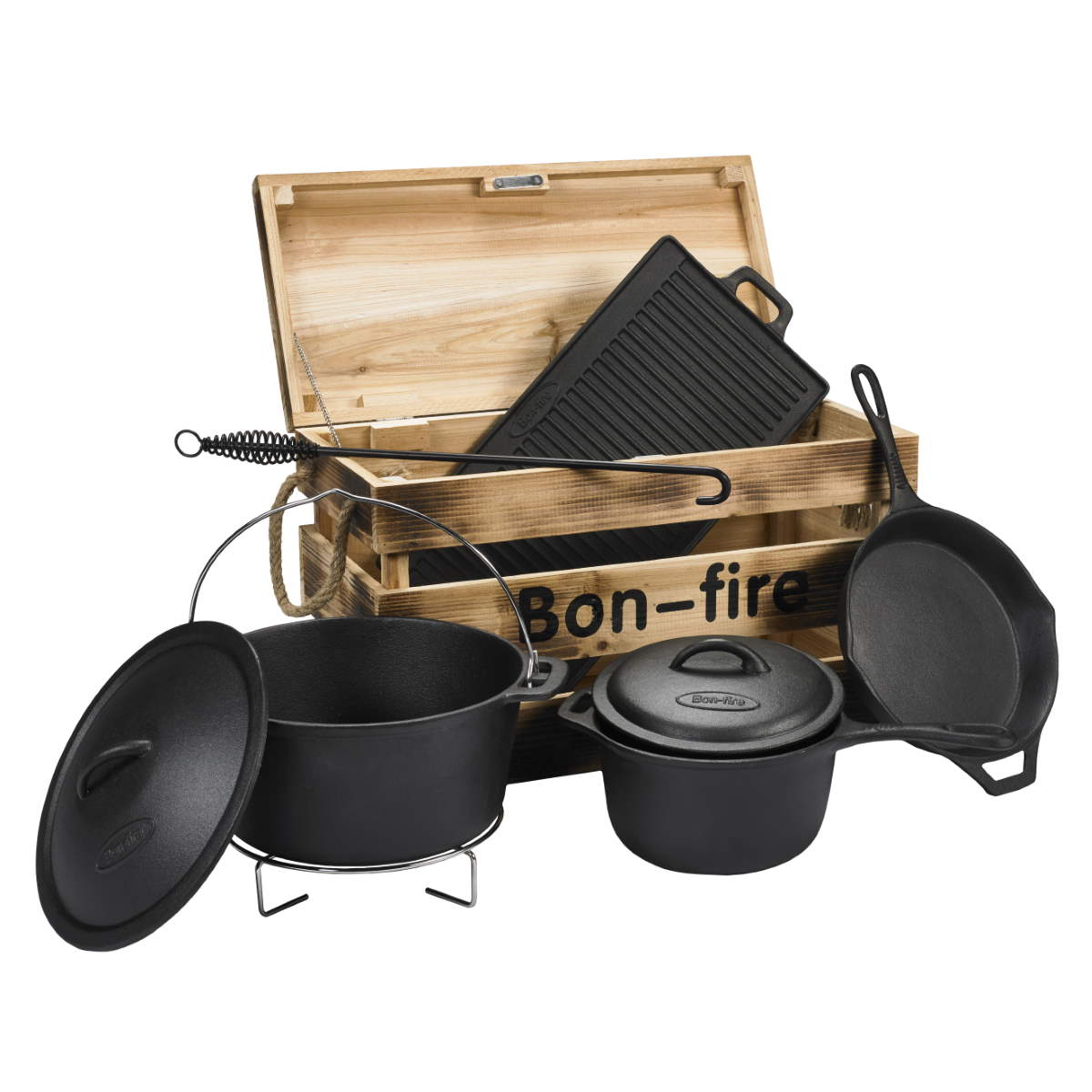 Bon-Fire Gietijzeren Pannenset​