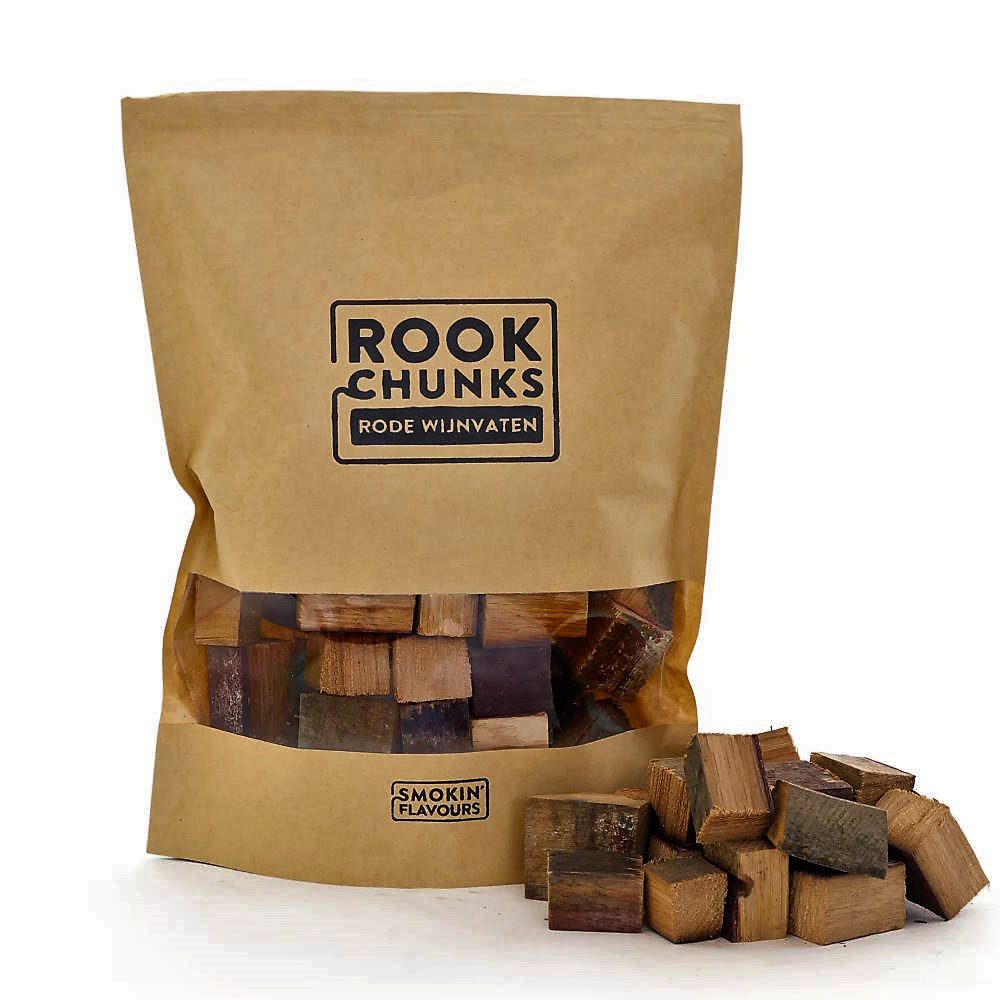 Smokin’ Flavours - Rook Chunks Rode Wijnvaten
