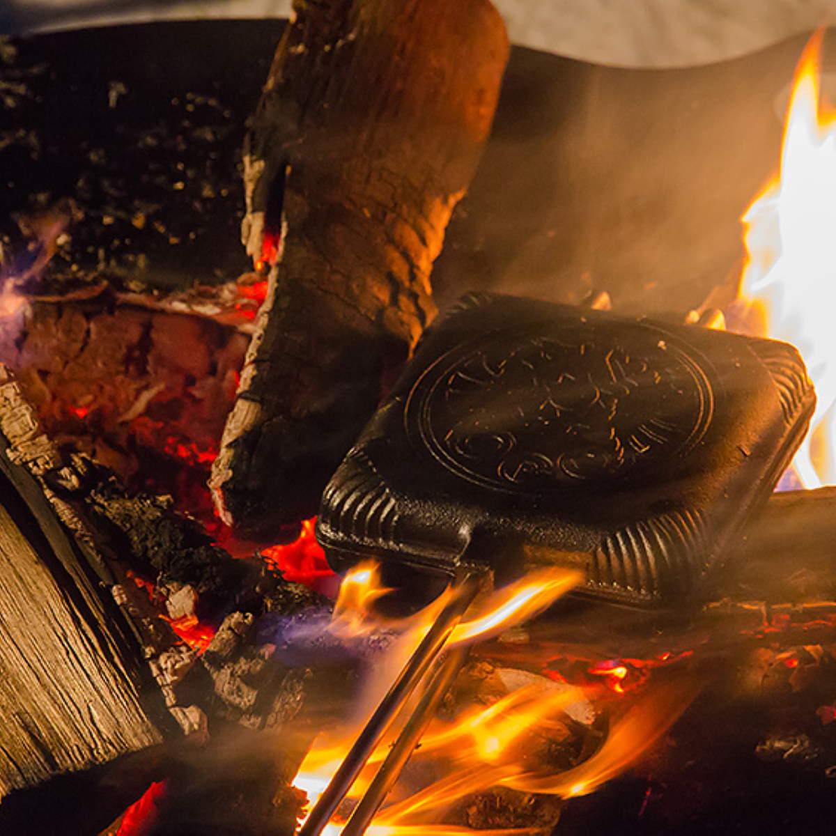Petromax Tosti IJzer Lange Steel