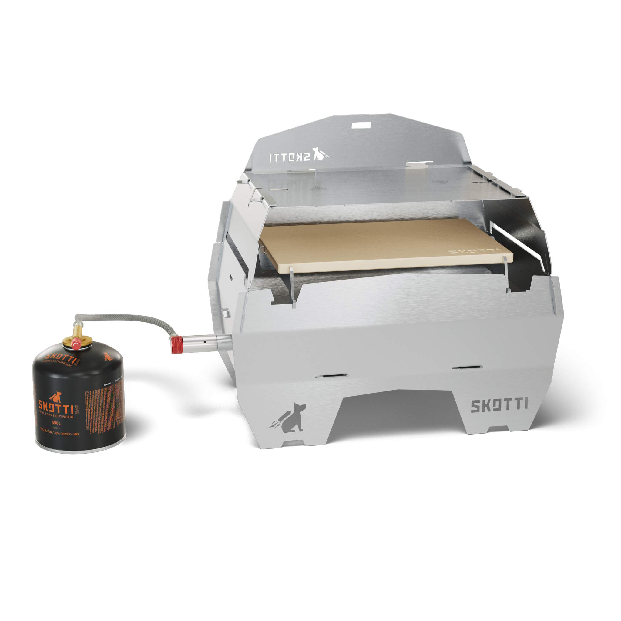 SKOTTI Pizzasteen 4 SKOTTI Grill- Pizzasteen - SK129