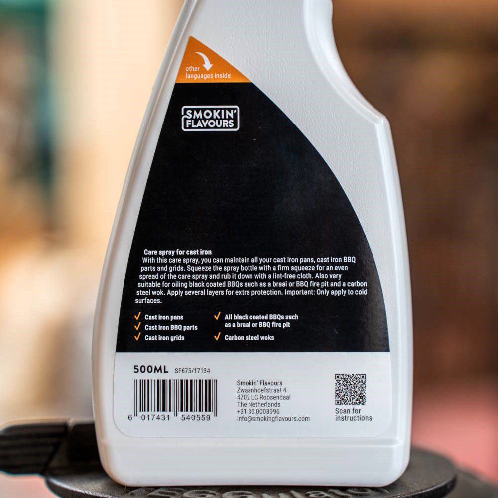 SMOKIN’ FLAVOURS Cast Iron Care Spray