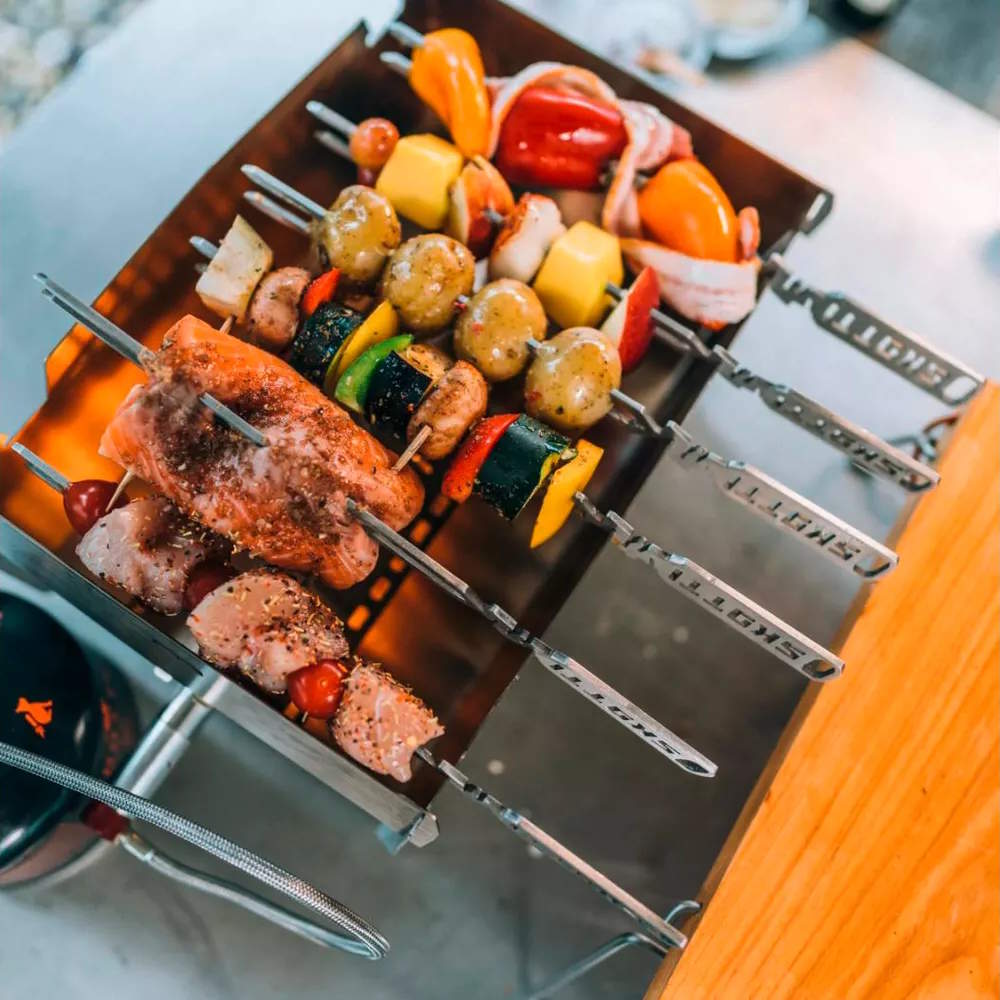 SKOTTI Grill Spiezen 4 SKOTTI Grill Spiezen RVS