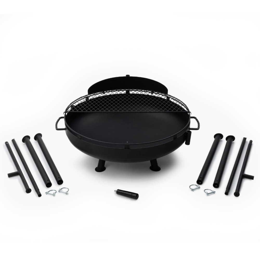 BAREBONES Cowboy Fire Pit Grill XL