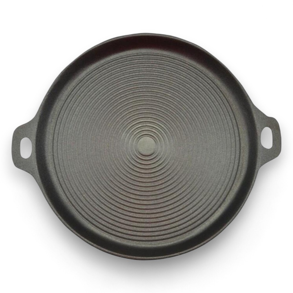 Perfecthome Gietijzeren Grillplaat Rond 33 cm