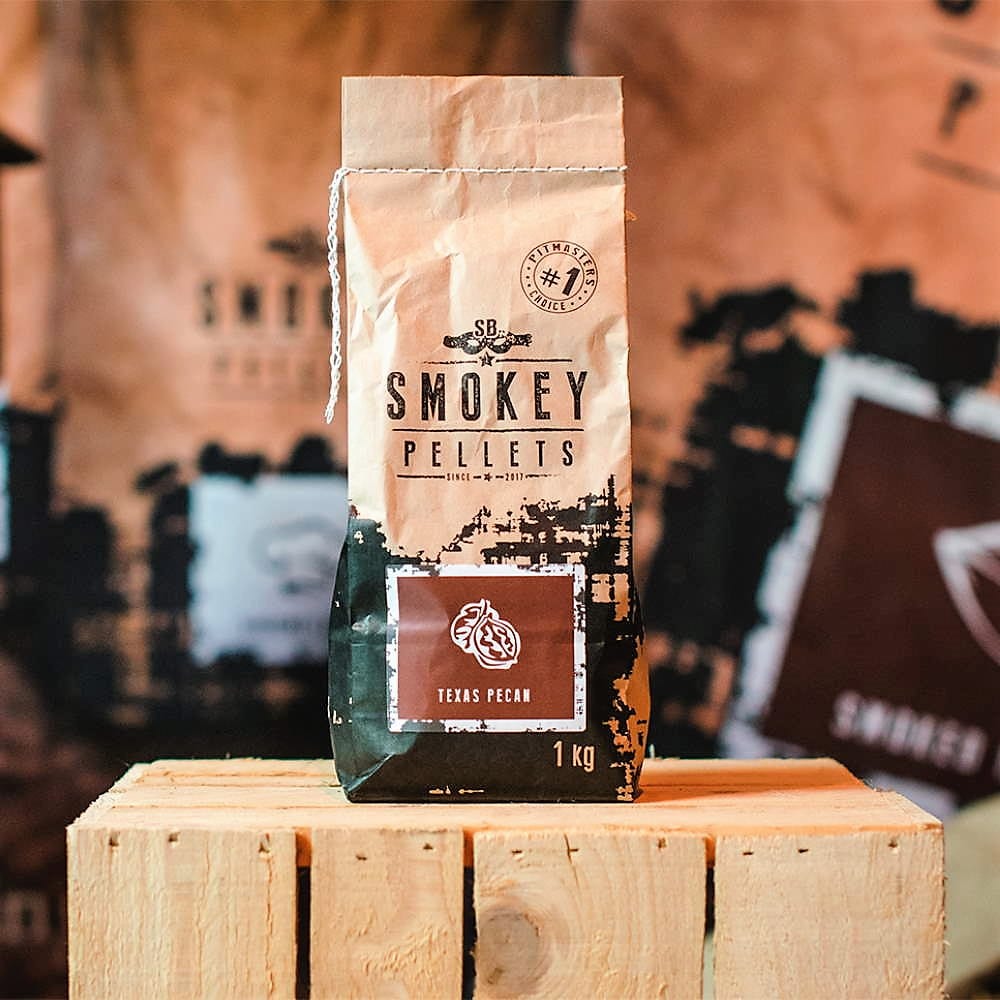 Smokey Pellets Texas Pecan_1 SMOKEY BANDIT Texas Pecan (1Kg)