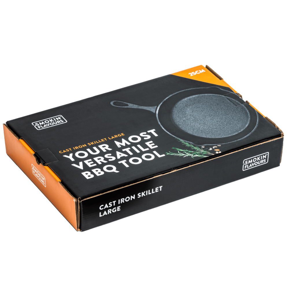 SMOKIN' FLAVOURS Gietijzeren Skillet 25 cm