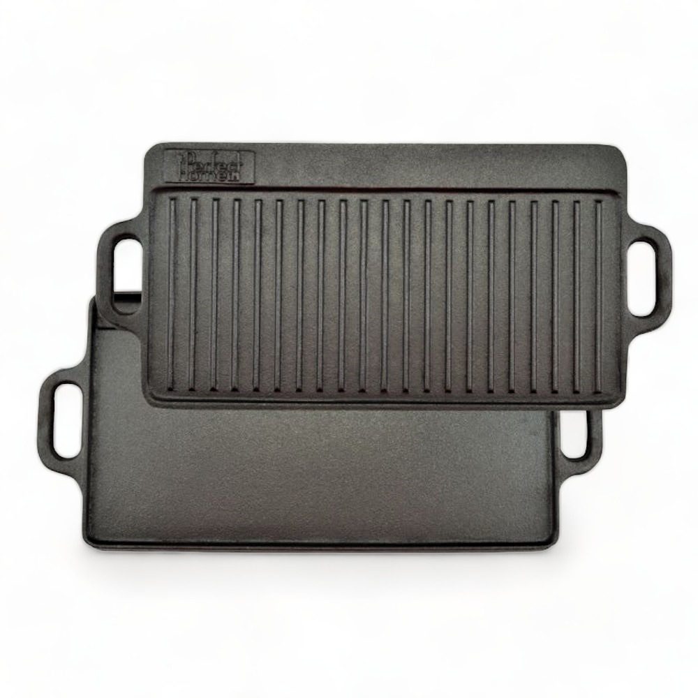 PERFECT HOME GIETIJZEREN GRILLPLAAT 51 CM X 24 CM PERFECT HOME GIETIJZEREN GRILLPLAAT 51 CM X 24 CM