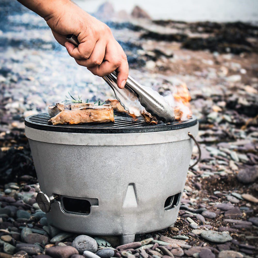 The WindMill Campstove in use The Windmill CampStove