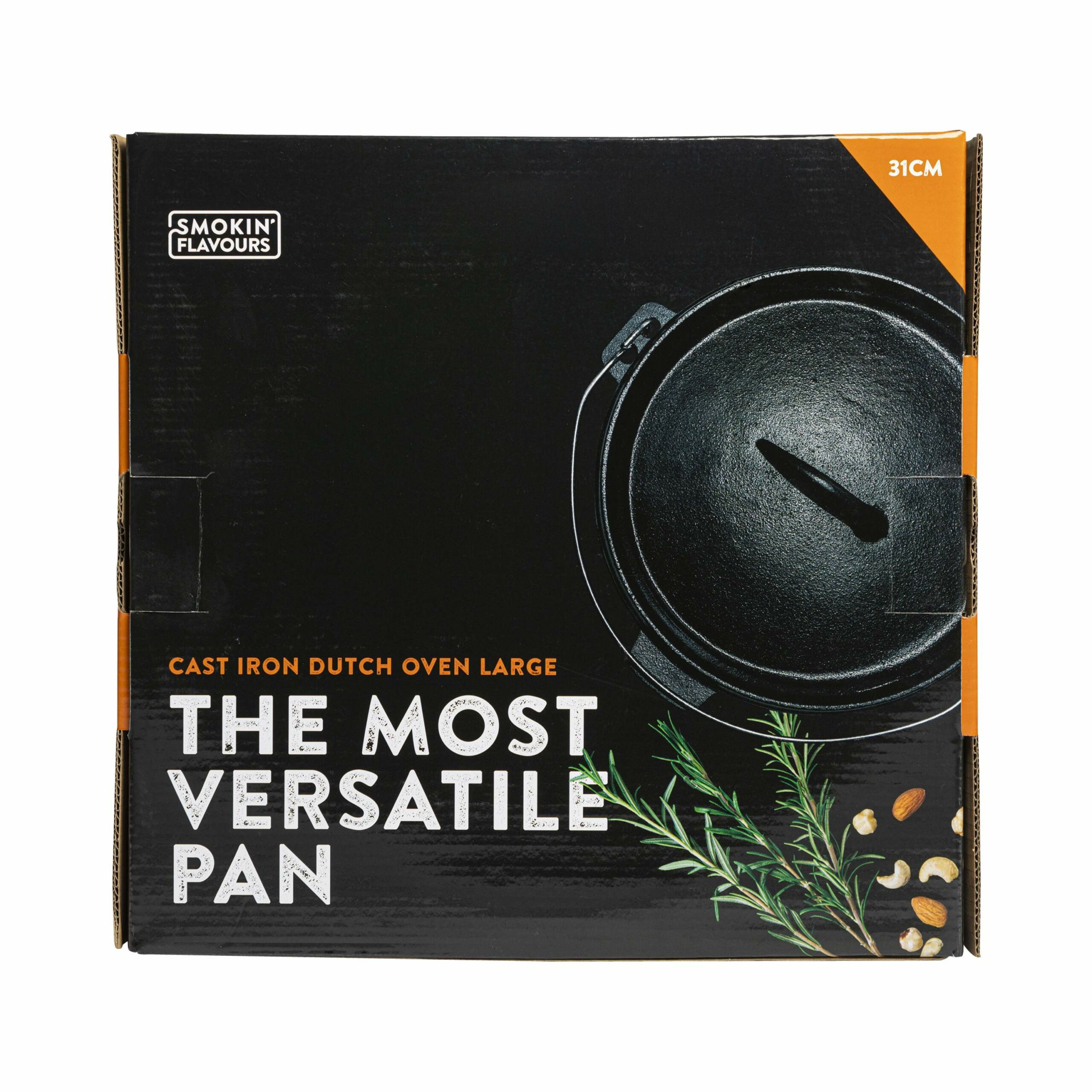 Smokin’ Flavours Dutch Oven Large Verpakking SMOKIN' FLAVOURS Dutch Oven Large