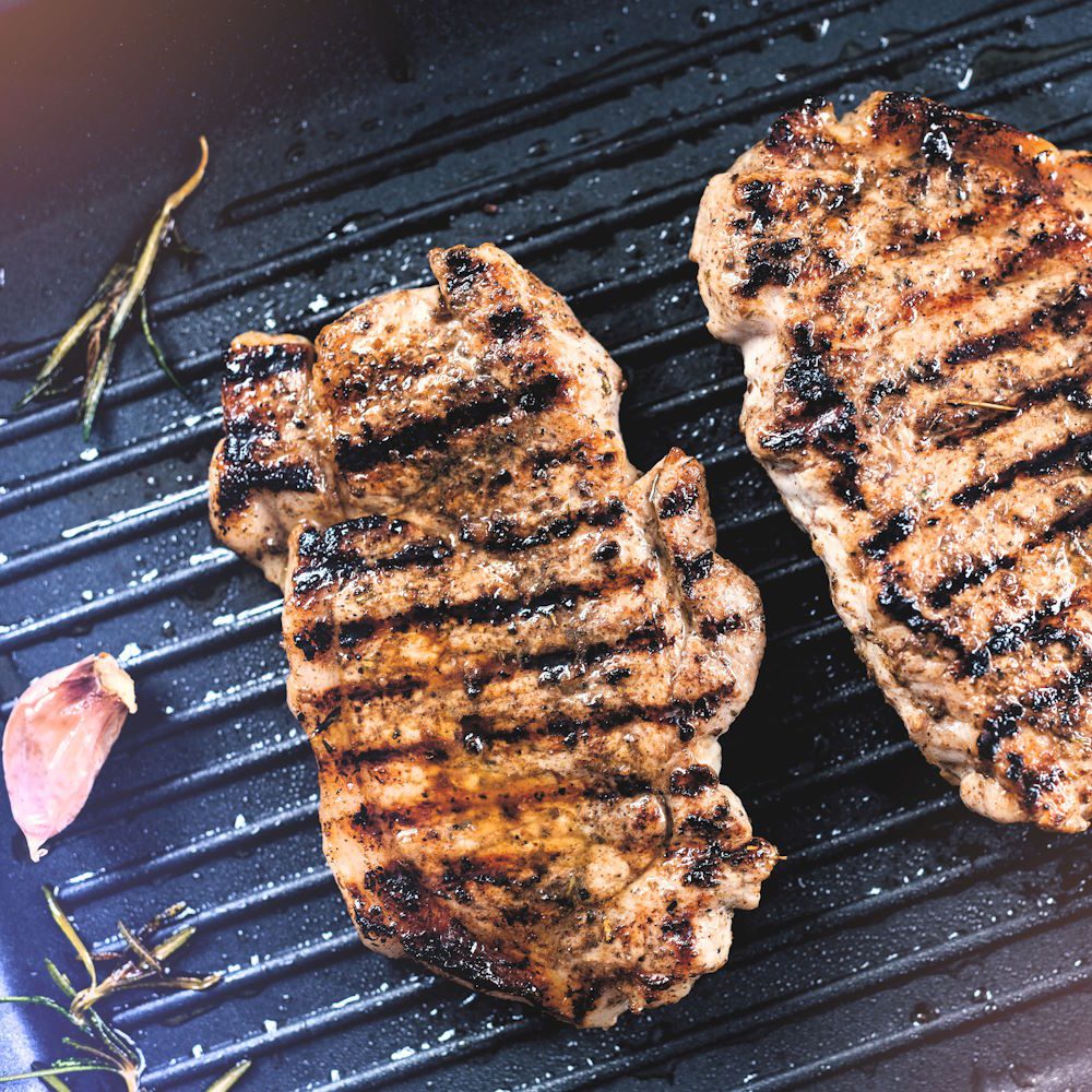 Gietijzeren Grill- Bakplaat 2-zijdig