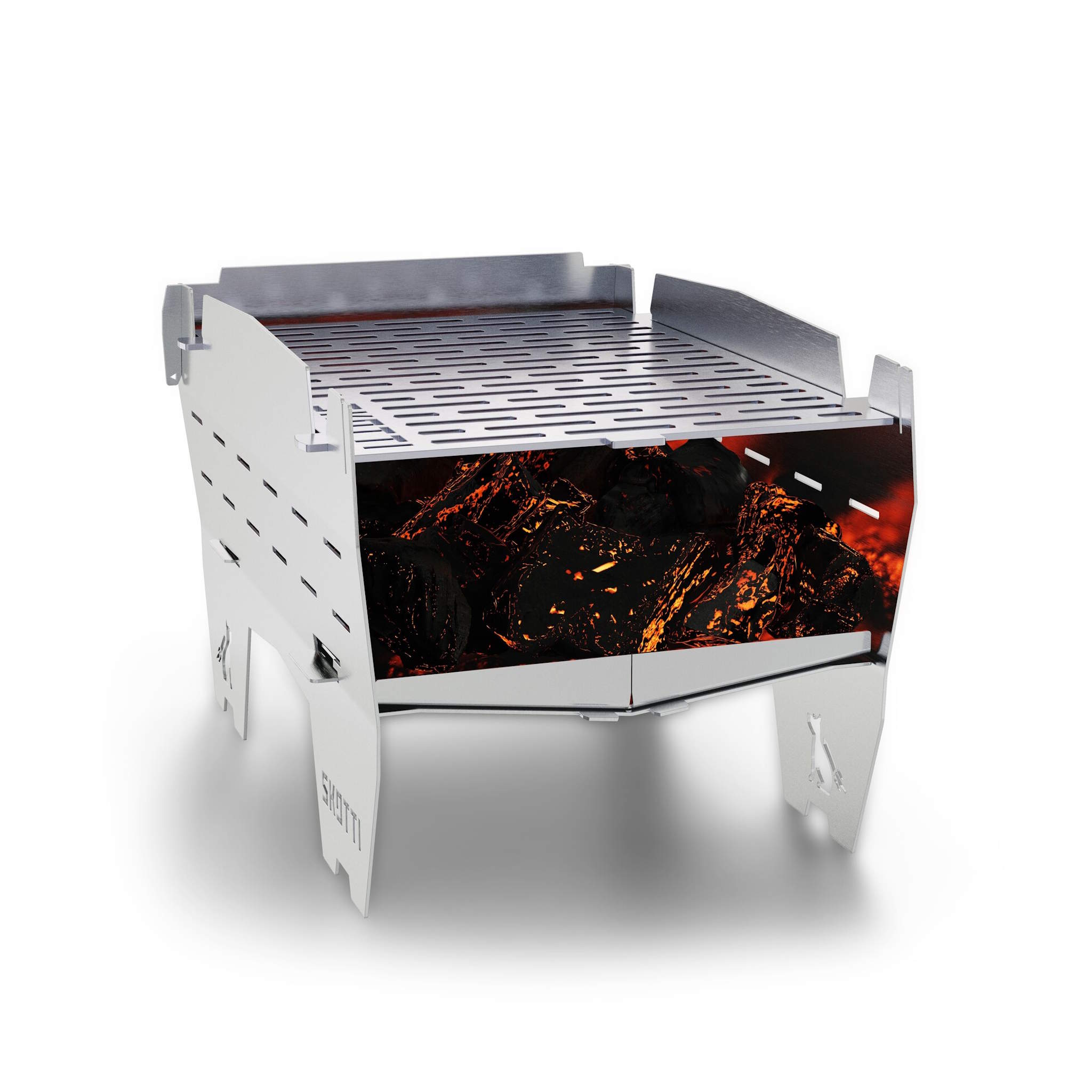 SKOTTI Grill Barbecue Mini